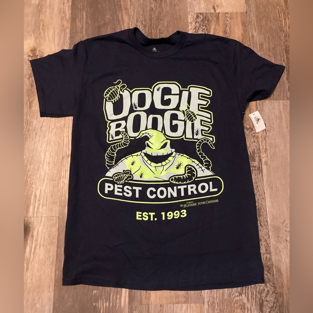 NWT Disney Oogie Boogie navy blue tee shirt.